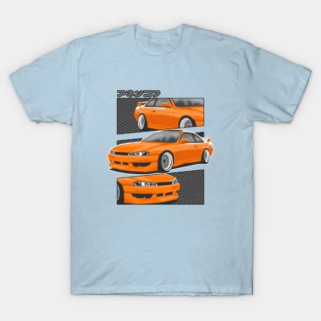 Nissan Silvia s14 Kouki T-Shirt by Rebellion Store